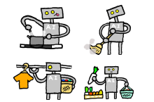 AI家事ロボット