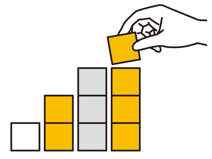 ストックビジネスに大事な積み重ね